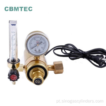 Redutor de pressão de aquecimento da válvula de válvula de medidor de fluxo Redutor de pressão de aquecimento